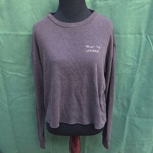 Spiritual Gangster Purple Sweatshirt